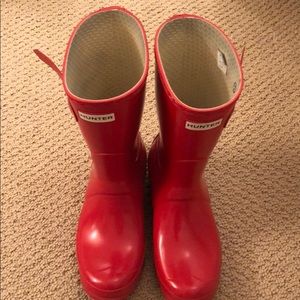 Red Hunter Boots
